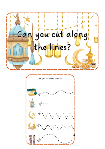 Ramadan / Eid - scissor skills