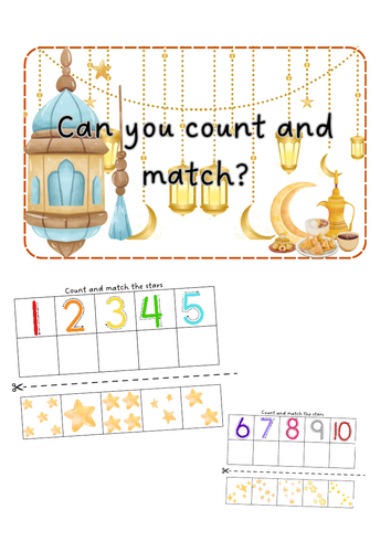 Ramadan / Eid - count and match