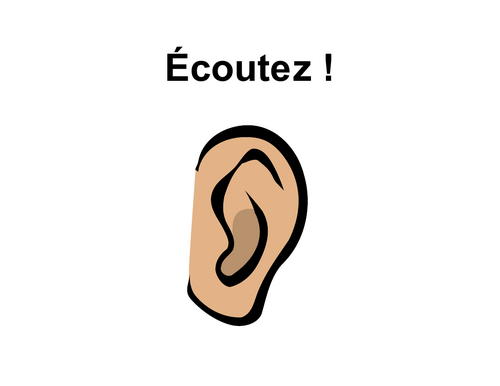 French Language Classroom Posters for giving instructions