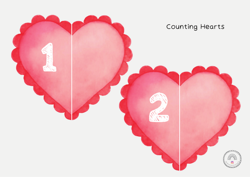 Counting Hearts Love/Valentines