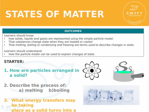 NEW WJEC (2026) GCSE Science - States of matter