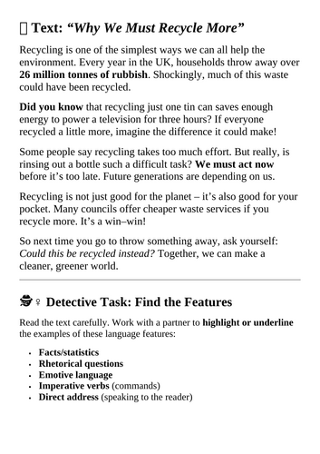 L1/L2 Functional Skills English Fact/Opinion Lesson