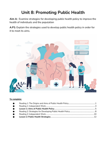 BTEC National - Health and Social Care - Unit 8 - Aims A and B