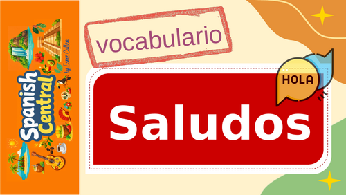 FREE - Vocabulario Saludos - Year 7