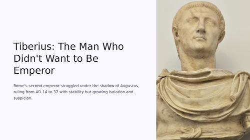 Reign of Emperor Tiberius Slideshow Presentation