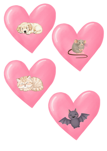 Valentines heart CVC pictures