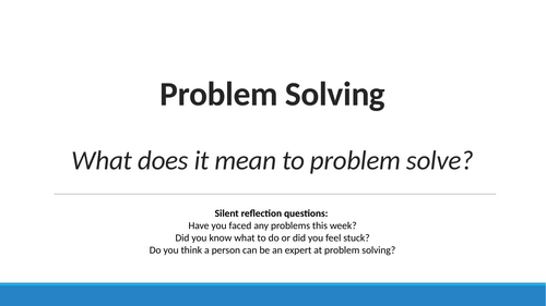Assembly Problem Solving