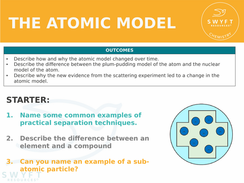 NEW WJEC (2026) GCSE Science - The atomic model