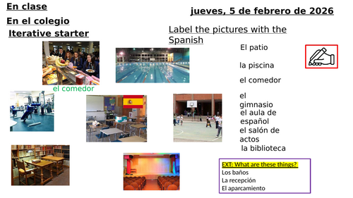 Mi colegio- lesson bundle