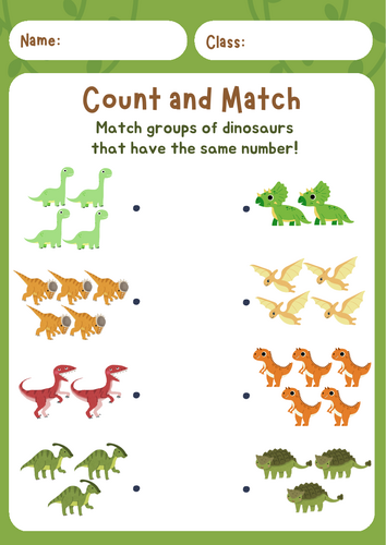 Dino-Match: Equal Groups Counting Challenge