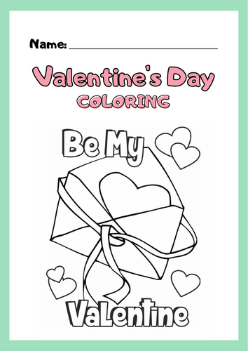 Valentine’s Day Coloring Pack