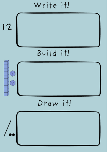 Maths - base 10 number activity