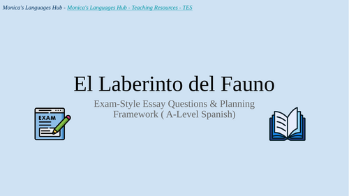 El Laberinto del Fauno - Exam-Style Essay Questions & Planning Framework