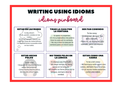 Writing with idioms