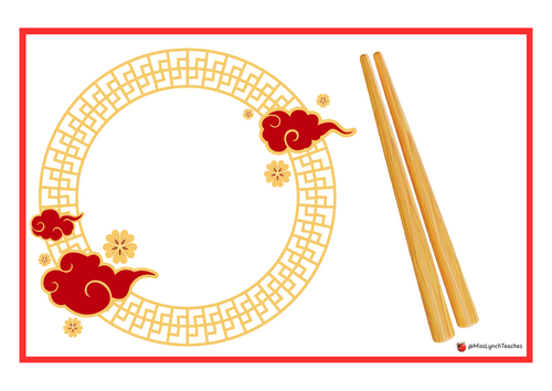 Chinese Menu and Placemats Roleplay Resource
