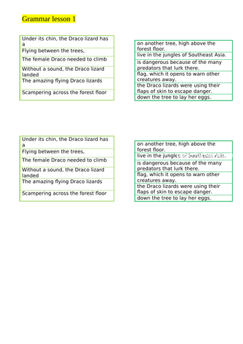 Grammar - prepositional phrases
