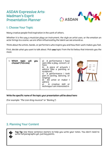 Expressive Arts - Explore - Performance Review - A6