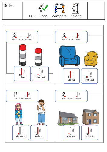 Measure Comparing Height