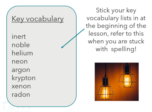 NEW WJEC (2026) GCSE Science - Noble gases