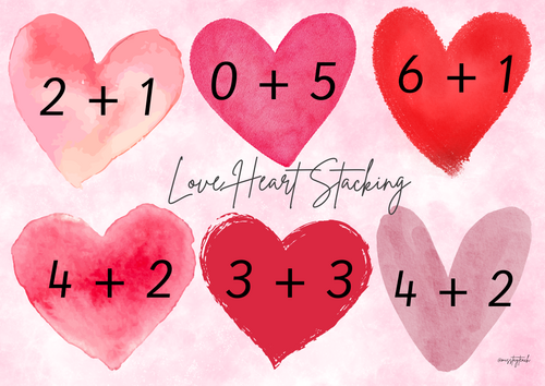 Valentines Love Heart Stacking