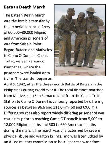 The Bataan Death March