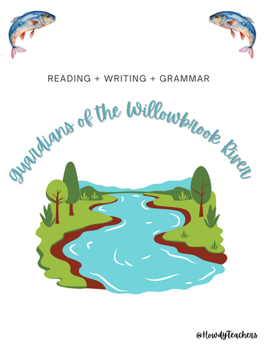 Rivers and Streams Ecosystems Reading Comprehension + Grammar + Writing Bundle