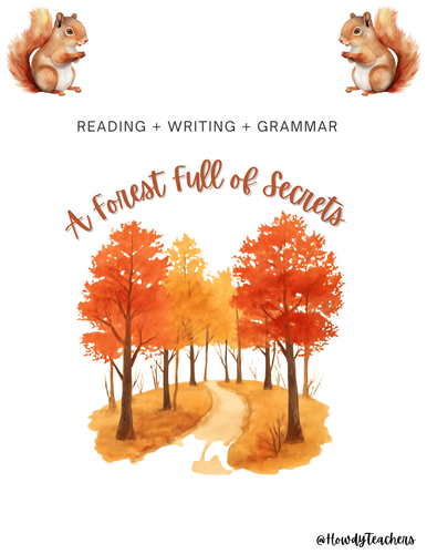 Temperate Deciduous Forest Ecosystem Reading Comprehension + Grammar + Writing