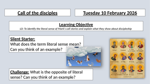 Mark's Gospel - Lesson 2 - Call of the Disciples