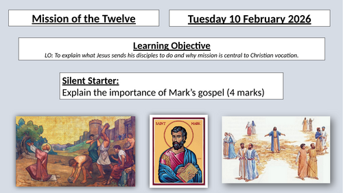 Mark's Gospel - Lesson 11 - The Mission of the Twelve
