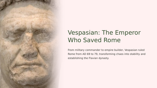 Emperor Vespasian Slideshow Presentation