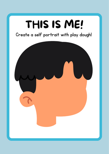 Playdough Portrait Mats