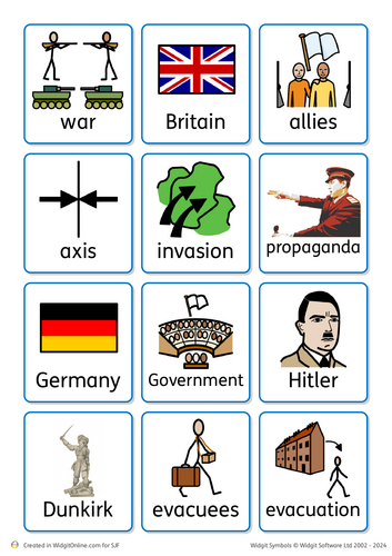 Year 6 - WW2 Planning