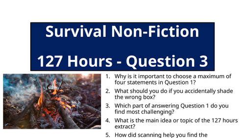 AQA English Language Paper 2 Question 3 - 127 Hours