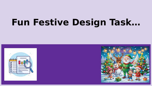 Christmas Science Design Task