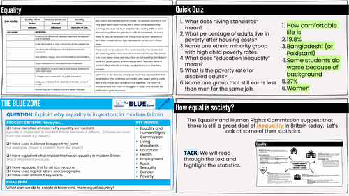 ETHICS (EQUALITY) Why is Equality Important? (KS3, RS, RE, RELIGIOUS STUDIES)