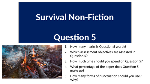 AQA English Language Paper 2 Question 5 - Adventurers and Explorers