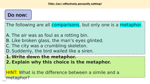 7‑Week KS3 Figurative Language Mastery Scheme