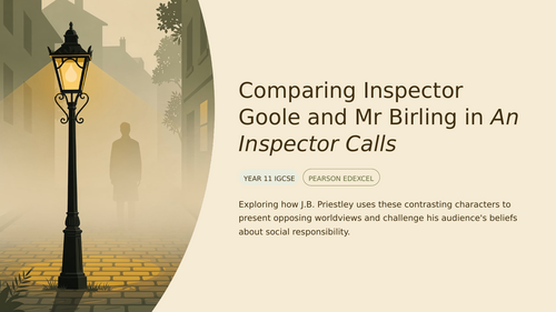 An Inspector Calls: Comparing Mr Birling and the Inspector