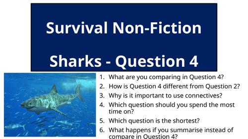 AQA English Language Paper 2 Question 4 - Sharks