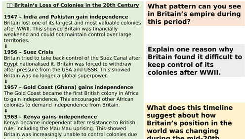 AQA Migration, Empires & the People – Causes and Impact of the Falklands War (1982)