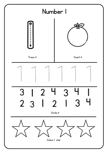 Number formation and recognition