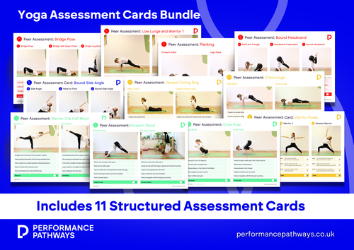 Yoga Peer Assessment Cards