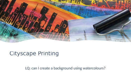 Cityscape Block Printing Unit, Art, Year 3