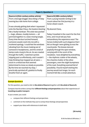 2026 UPDATE: Paper 2, Question 4 (Public Transport)