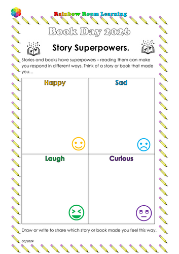 Book Day 2026 - 4 Story Superpowers