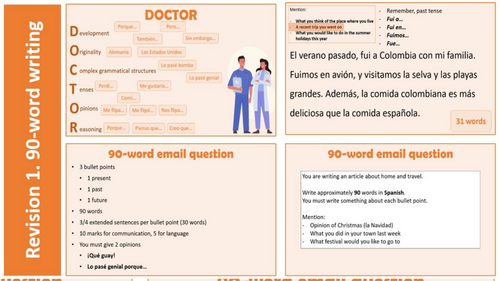 2026 Spanish GCSE Revision Lessons