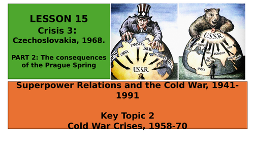 EDEXCEL GCSE HISTORY SUPERPOWER RELATIONS T2 (EXAM FOCUS) L16 THE SOVIET INVASION OF CZECHOSLOVAKIA