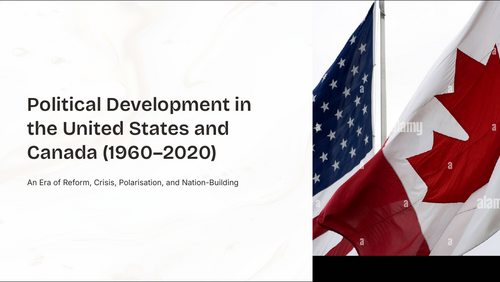 IB DP History Paper 3: Political Developments in the USA & Canada 1960-2020