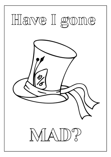 Alice in Wonderland - Colouring Pages