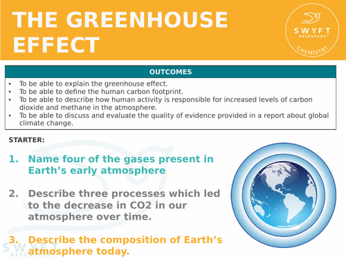 NEW WJEC (2026) GCSE Science - The Greenhouse Effect